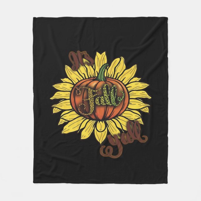 Es ist Herbst Y'all Creative Lässig Fleecedecke (Vorderseite)