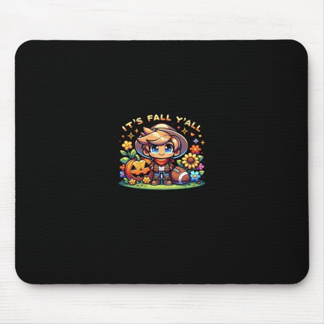 Es ist Herbst Y'all Grafik Creative Lässig Mousepad (Vorne)