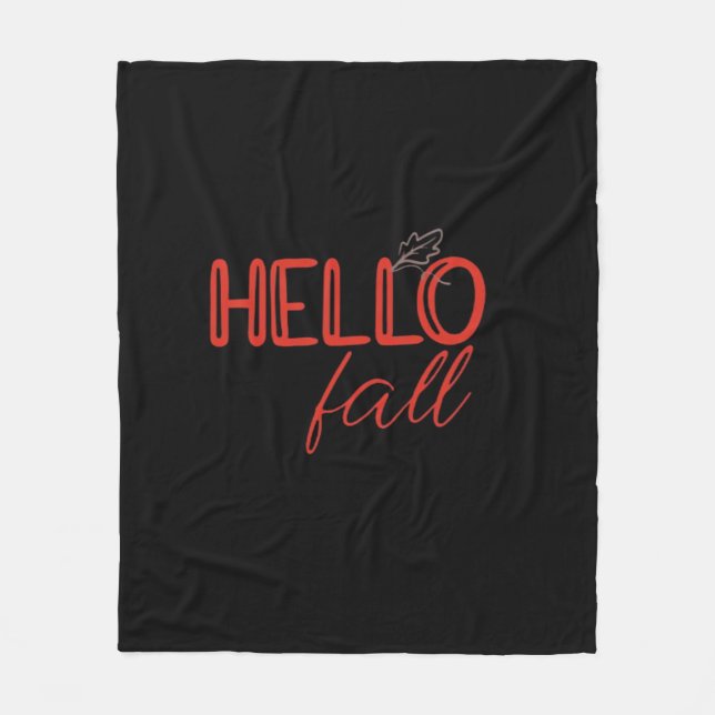 Es ist Herbst Y'all Herbst Verlass Design Niedlich Fleecedecke (Vorderseite)