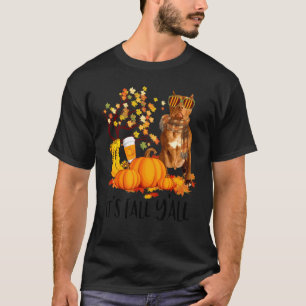Es ist Herbst Y'all reinrassiger amerikanischer Pi T-Shirt