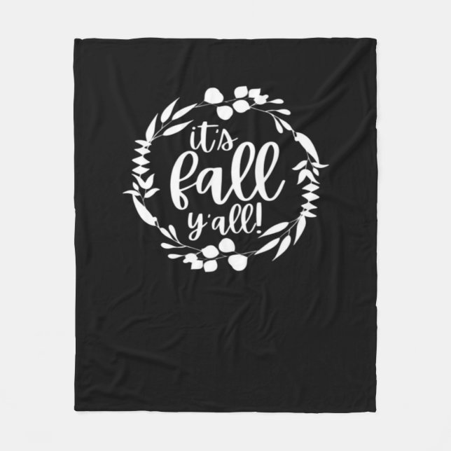 Es ist Herbst Y's Herbst Design Minimal Clean Fleecedecke (Vorderseite)
