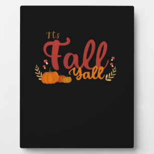 Es ist Herbst Y's Herbst Pumpkins und Pilze Desi Fotoplatte