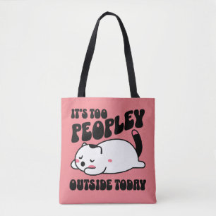 Es ist heute zu Leute draußen Tasche