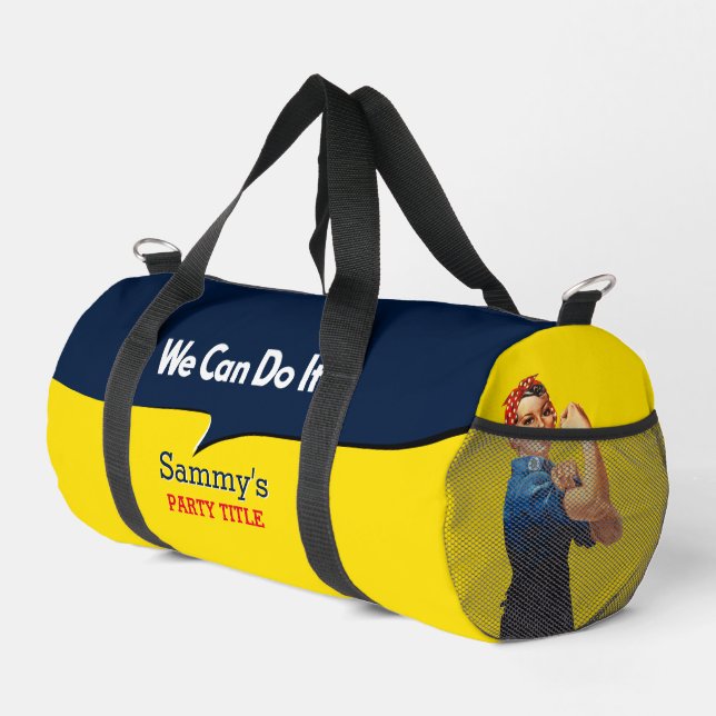 Es ist Ihr benutzerdefiniertes Rosie-Party, das di Duffle Bag (Rechte Ecke)