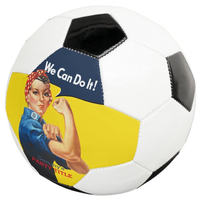 Es ist Ihr benutzerdefiniertes Rosie-Party, das di Fußball (Dreiviertel)