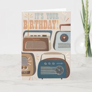 Es ist Ihr Geburtstag! Gefaltete Notizkarte Karte