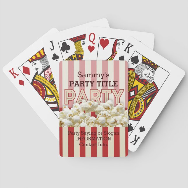 Es ist Ihr Party, Spiel, daskarten dieses Spielkarten (Rückseite)