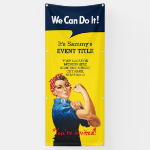 Es ist Ihr Personalisiertes Rosie Event Vertikal Banner
