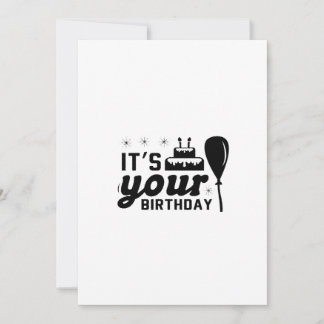 Es ist Ihre Einladung zum Geburtstag