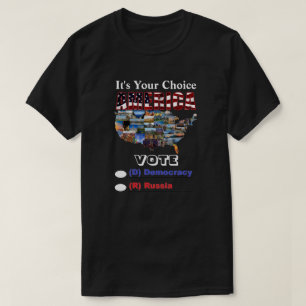 Es ist Ihre Wahl AMERIKA STIMME (D) Demokratie ode T-Shirt