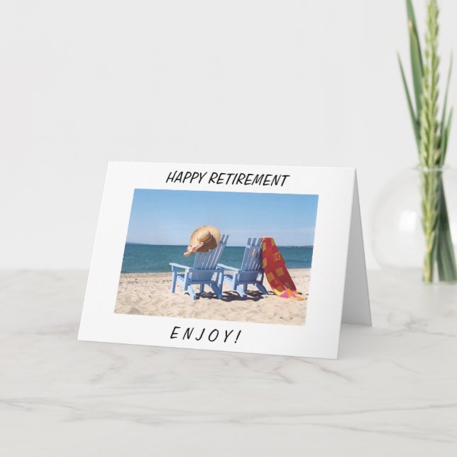 ES IST IHRE ZEIT - RETIREMENT - GENIESSEN KARTE (Vorderseite)