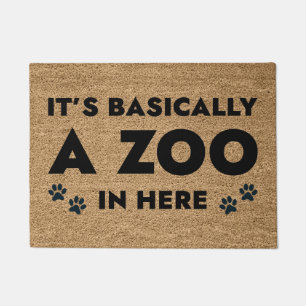 Es ist im Grunde ein Zoo hier drin Fußmatte