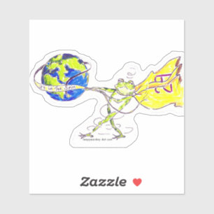 ES IST IM SPIN - LEAP JAHR AUFKLEBER