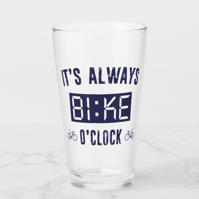 Es ist immer Fahrrad-Uhr Glas (Vorderseite)