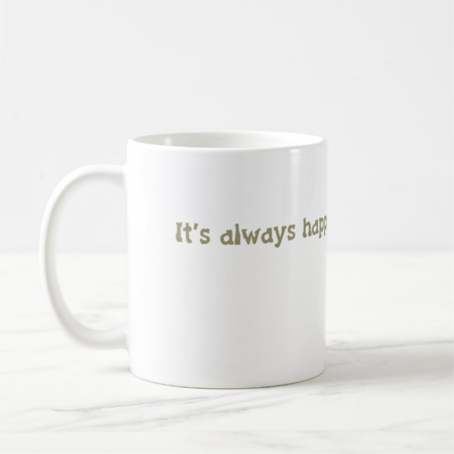 es ist immer glückliche Stunde @ die Bibliothek Kaffeetasse (Links)