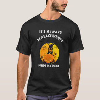 Es ist immer Halloween in meinem Köpfenkürbis T-Shirt