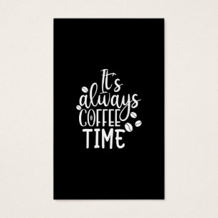 Es ist immer Kaffeezeit