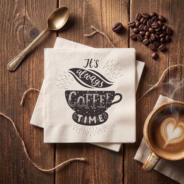 Es ist immer Kaffeezeit Serviette (Von Creator hochgeladen)
