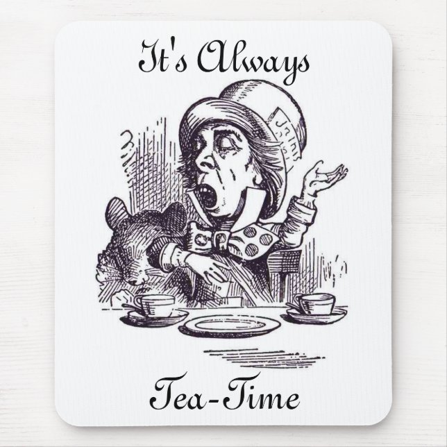 Es ist immer Teezeit Mousepad (Vorne)