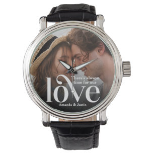 Es ist immer Zeit für unser LIEBE-Foto Armbanduhr