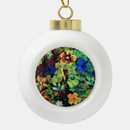 Es ist in den Farben Schneeflocken Dekoration Keramik Kugel-Ornament