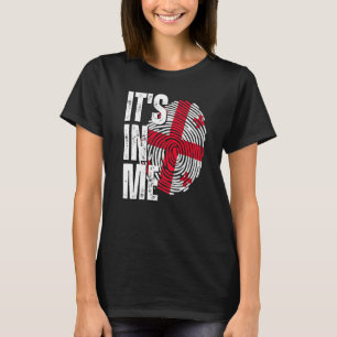 Es ist in Me Georgia Flag Fingerprint georgisches  T-Shirt