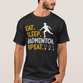 Es Ist In Meinem Dna Badminton Federball Schläger  T-Shirt