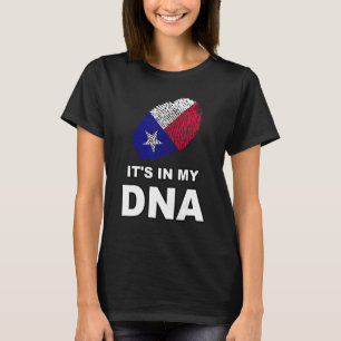 Es ist in meinem DNA Fingerprint Texas Texan Flag  T-Shirt