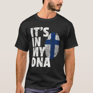 ES IST IN MEINEM DNA-Finnland Flaggen Primarland T-Shirt