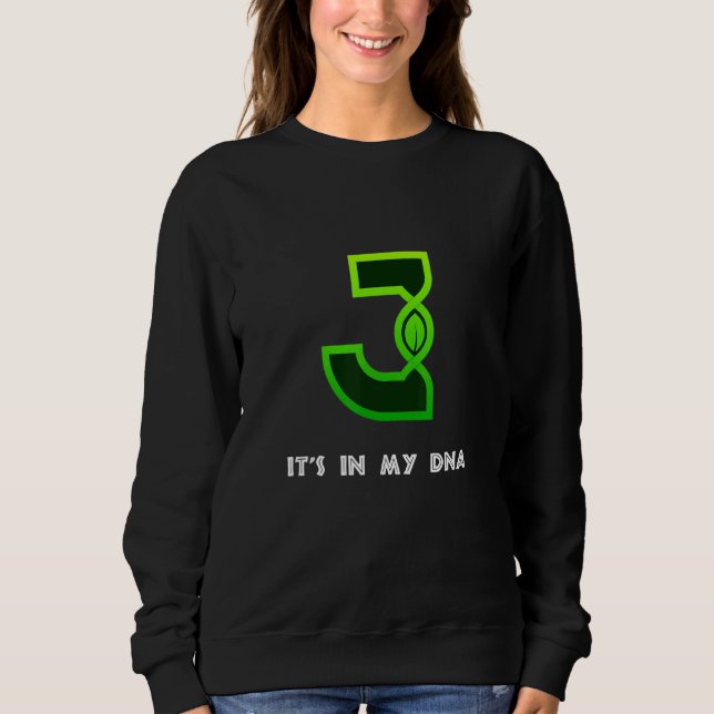 Es ist in meinem Dna Jamaica Genetik Jamaika Roots Sweatshirt (Vorderseite)
