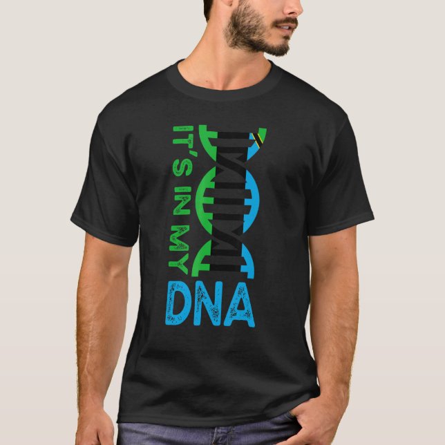 Es ist in meinem DNA Sansibar T-Shirt (Vorderseite)