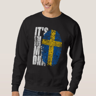 Es ist in meinem DNA-Schweden-Grafik für Frauen in Sweatshirt