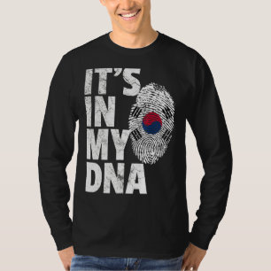 Es ist in meinem DNA-Südkorea-Flaggen-Souvenir T-Shirt