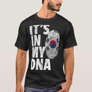 Es ist in meinem DNA-Südkorea-Flaggen-Souvenir T-Shirt