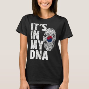 Es ist in meinem DNA-Südkorea-Flaggen-Souvenir T-Shirt