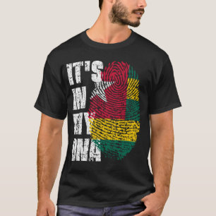ES IST IN MEINEM DNA Togo Flag Boy Girl Geschenk T-Shirt