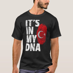 Es ist in meinem DNA Türkei türkische Flagge Souve T-Shirt