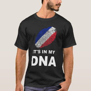 Es ist in meinem DNS Fingerprint Frankreich Franzö T-Shirt