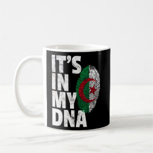 Es ist in meiner DNA algerischen Flagge Männer Fra Kaffeetasse