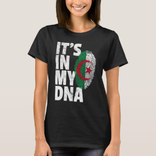 Es ist in meiner DNA algerischen Flagge Männer Fra T-Shirt