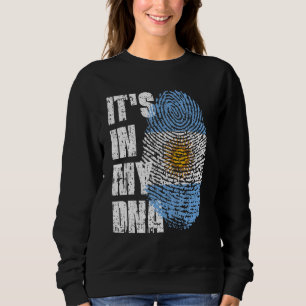 Es ist in meiner DNA Argentinienflagge argentinisc Sweatshirt