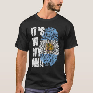Es ist in meiner DNA Argentinienflagge argentinisc T-Shirt
