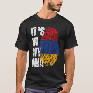 Es ist in meiner DNA-Armenien-Flagge armenisch T-Shirt