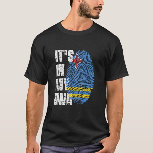 Es ist in meiner DNA-Aruba-Flagge Aruban T-Shirt (Vorderseite)