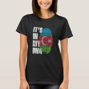 Es ist in meiner DNA-aserbaidschanischen Flagge As T-Shirt