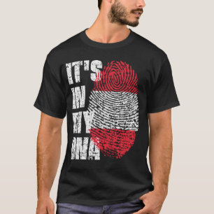 ES IST IN MEINER DNA Austria Flag Boy Girl Gift T-Shirt