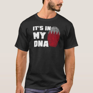 Es ist in meiner DNA Bahrain Flag Fingerprint Männ T-Shirt