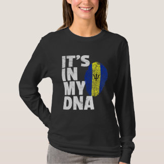 Es Ist In Meiner Dna Barbados-Flagge Stolz Nationa T-Shirt
