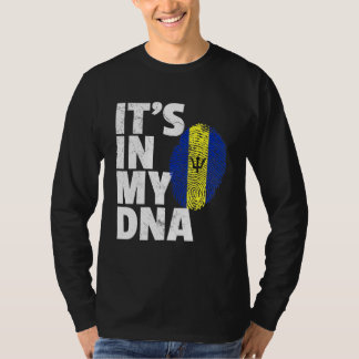 Es Ist In Meiner Dna Barbados-Flagge Stolz Nationa T-Shirt