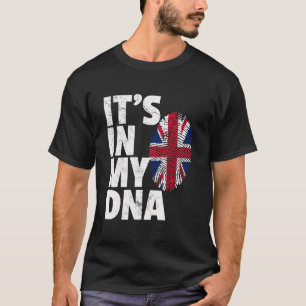 Es Ist In Meiner Dna Britische Flagge England Uk B T-Shirt